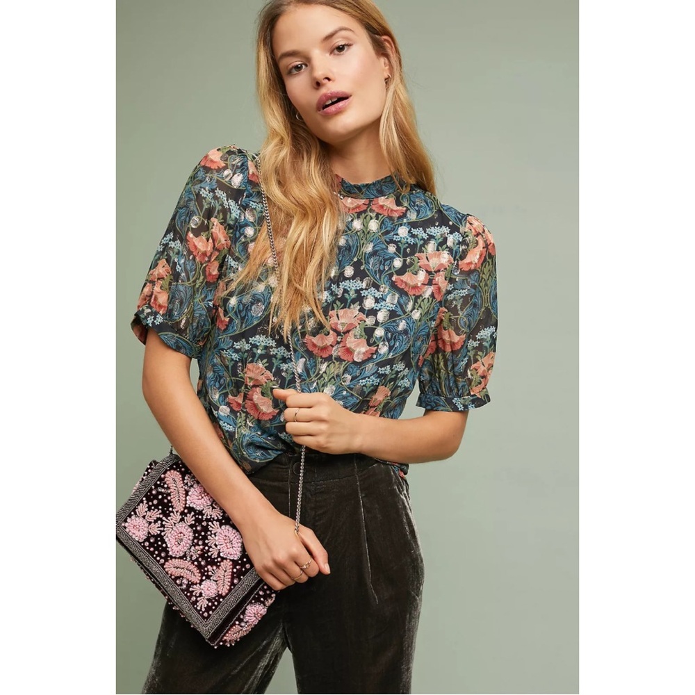 Anthropologie Basilique Top Size XS